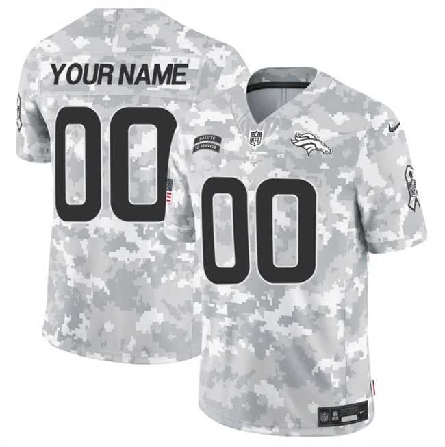 Men's Denver Broncos Active Player Custom 2024 F.U.S.E Arctic Camo Salute To Service Limited Stitched Football Jersey,We sell and wholesale Men's Denver Broncos Active Player Custom 2024 F.U.S.E Arctic Camo Salute To Service Limited Stitched Football Jersey on line form chian!
